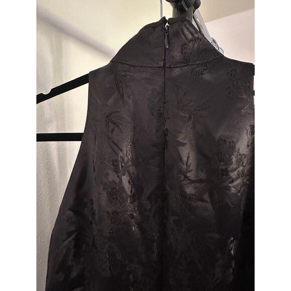 SAU LEE Jill Chinese Jacquard Pencil Dress in Black - Picture 5 of 12